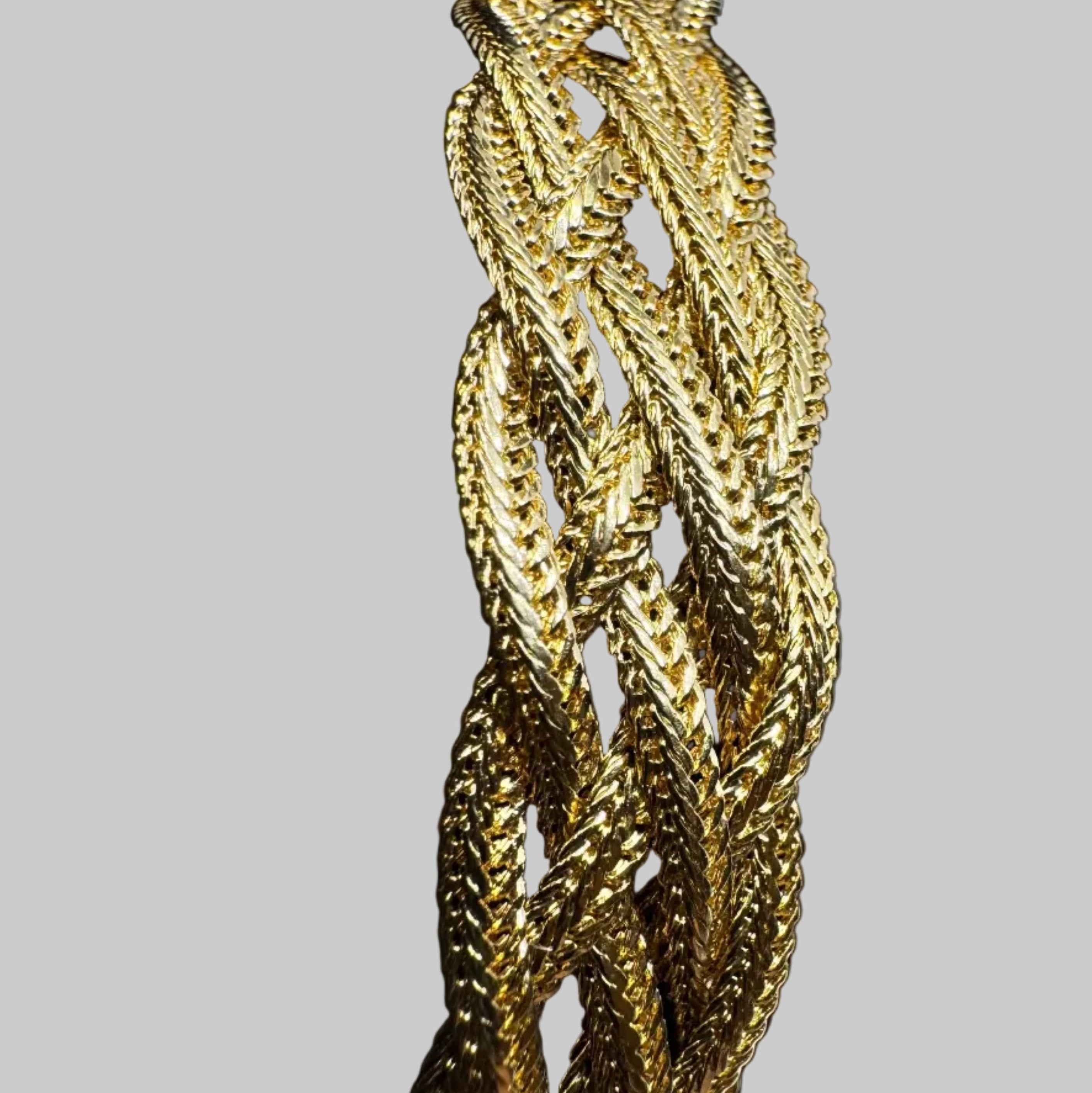 Braided Herringbone Bracelet – Premium 18K Gold-Filled